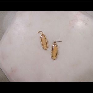 Kendra Scott Iridescent Peach Francie Earrings